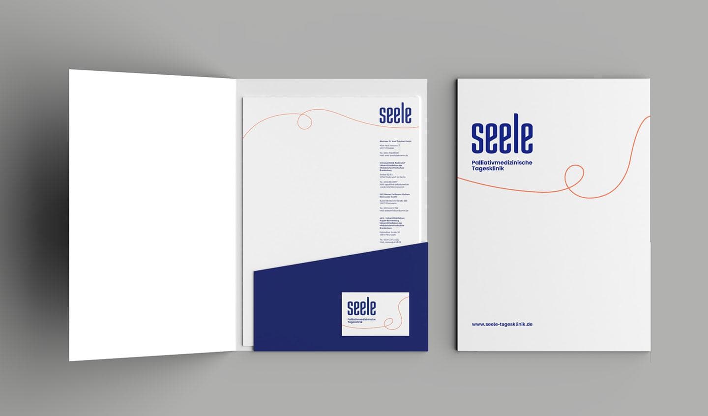 Corporate Design seele Mappe