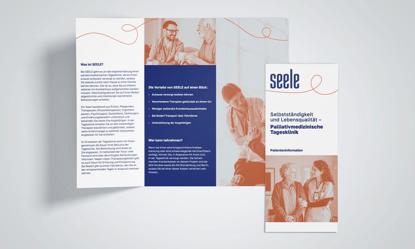 Corporate Design seele Flyer